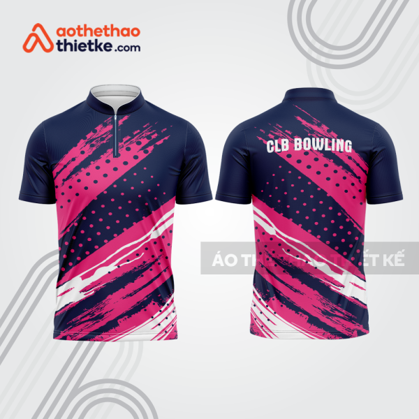 Mẫu thiết kế áo khóa kéo đồng phục CLB bowling bl351