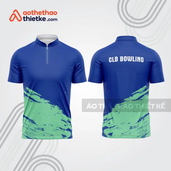 Mẫu thiết kế áo khóa kéo đồng phục CLB bowling bl354