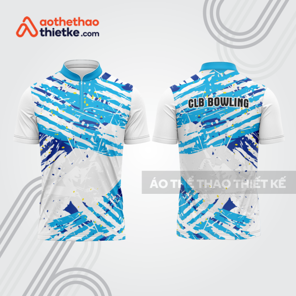 Mẫu thiết kế áo khóa kéo đồng phục CLB bowling bl355