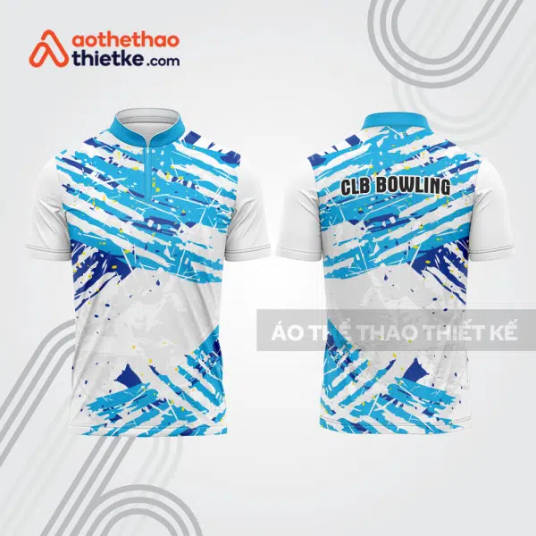 Mẫu thiết kế áo khóa kéo đồng phục CLB bowling bl355