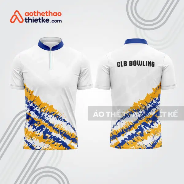 Mẫu thiết kế áo khóa kéo đồng phục CLB bowling bl358