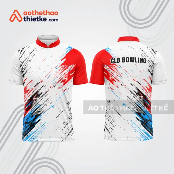 Mẫu thiết kế áo khóa kéo đồng phục CLB bowling bl359
