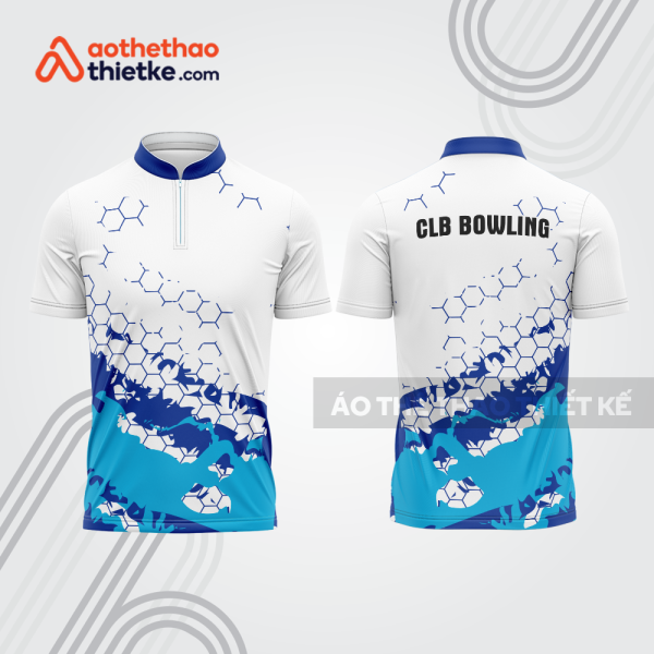 Mẫu thiết kế áo khóa kéo đồng phục CLB bowling bl361
