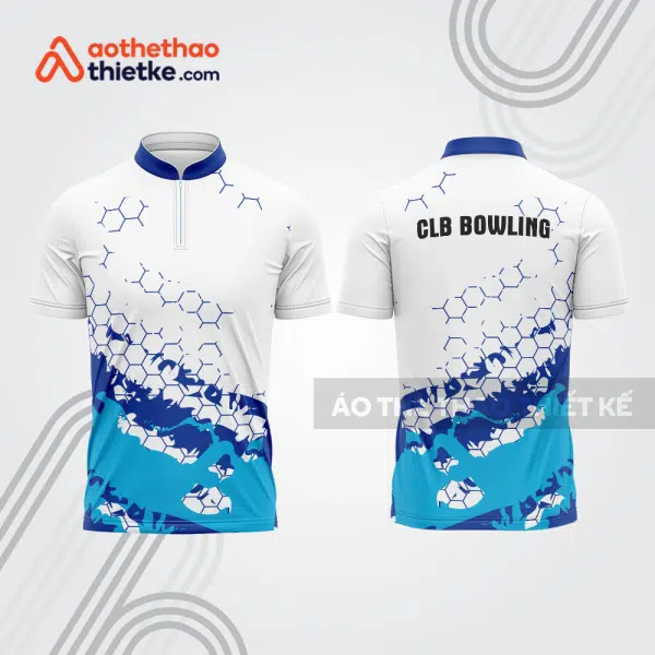 Mẫu thiết kế áo khóa kéo đồng phục CLB bowling bl361