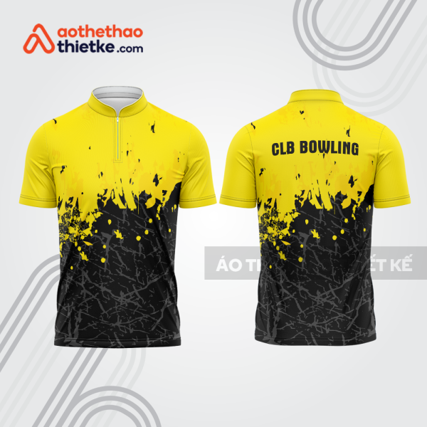 Mẫu thiết kế áo khóa kéo đồng phục CLB bowling bl362