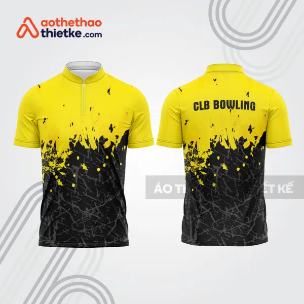Mẫu thiết kế áo khóa kéo đồng phục CLB bowling bl362