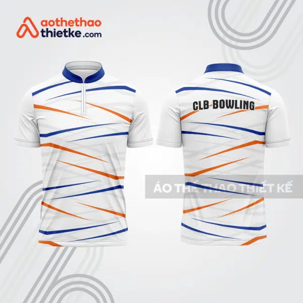 Mẫu thiết kế áo khóa kéo đồng phục CLB bowling bl363