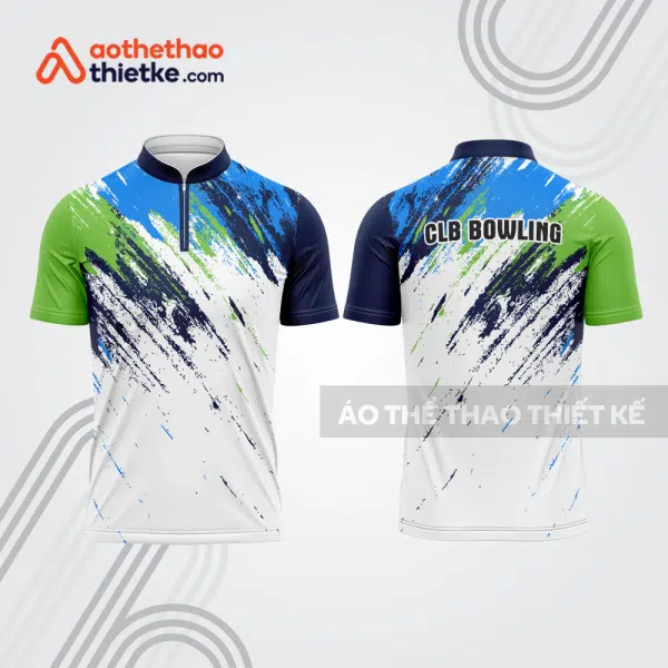 Mẫu thiết kế áo khóa kéo đồng phục CLB bowling bl364