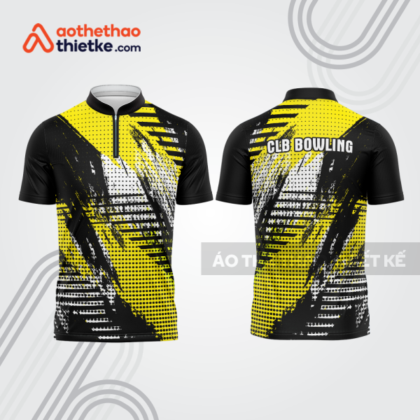 Mẫu thiết kế áo khóa kéo đồng phục CLB bowling bl366