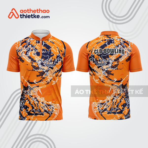 Mẫu thiết kế áo khóa kéo đồng phục CLB bowling bl367