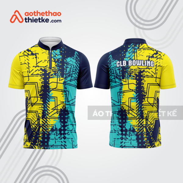 Mẫu thiết kế áo khóa kéo đồng phục CLB bowling bl368