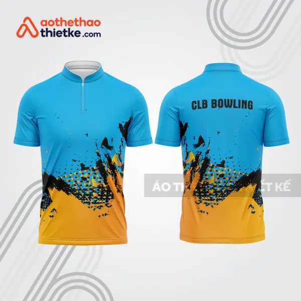 Mẫu thiết kế áo khóa kéo đồng phục CLB bowling bl369