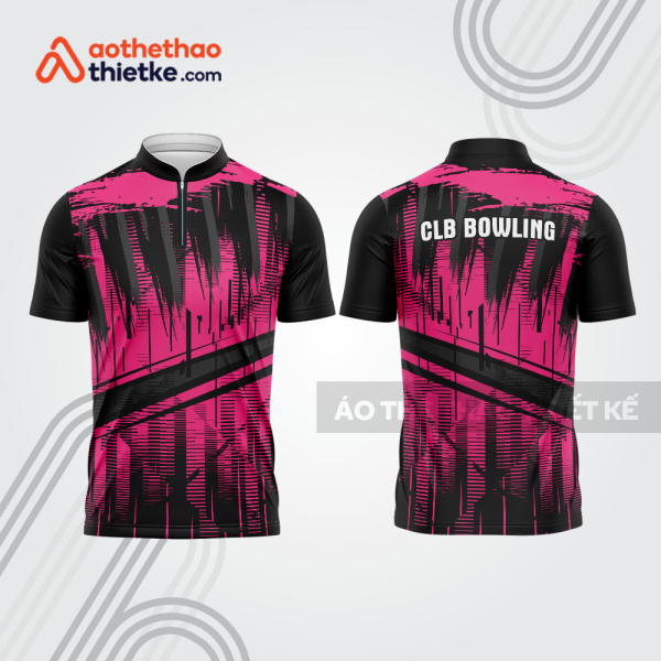 Mẫu thiết kế áo khóa kéo đồng phục CLB bowling bl372