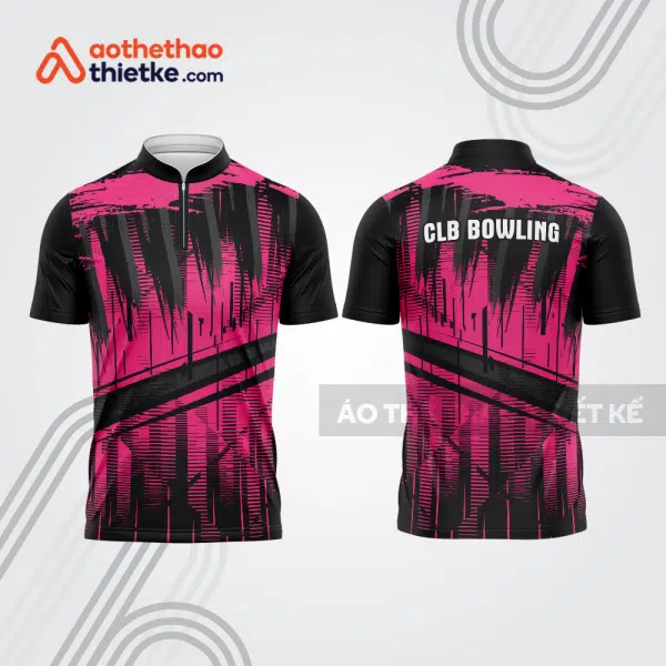 Mẫu thiết kế áo khóa kéo đồng phục CLB bowling bl372