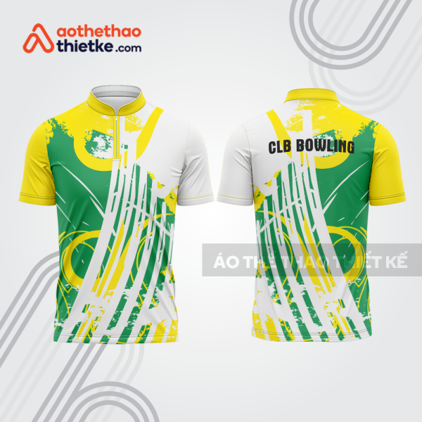 Mẫu thiết kế áo khóa kéo đồng phục CLB bowling bl375