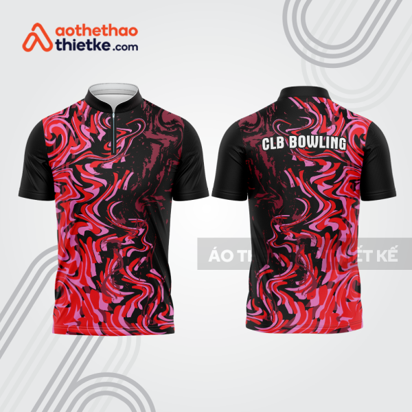 Mẫu thiết kế áo khóa kéo đồng phục CLB bowling bl377