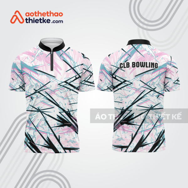 Mẫu thiết kế áo khóa kéo đồng phục CLB bowling bl388