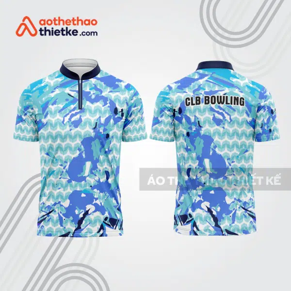 Mẫu thiết kế áo khóa kéo đồng phục CLB bowling bl390