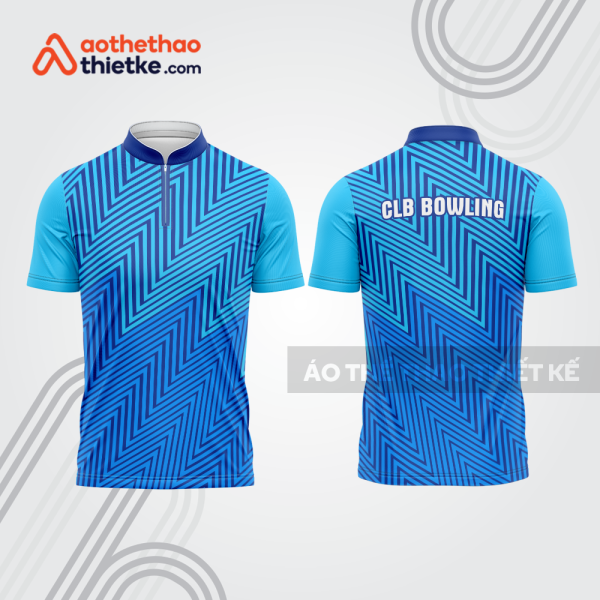 Mẫu thiết kế áo khóa kéo đồng phục CLB bowling bl391