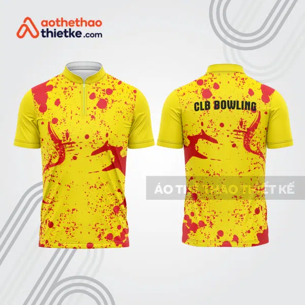 Mẫu thiết kế áo khóa kéo đồng phục CLB bowling bl392