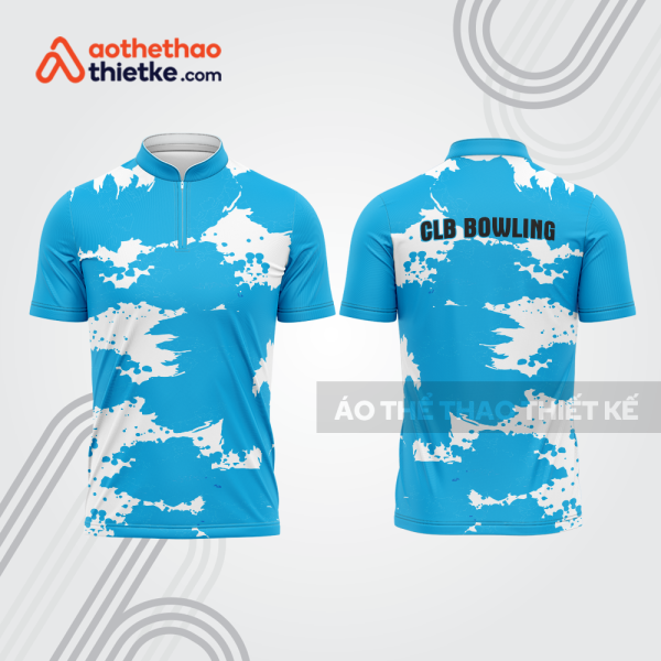 Mẫu thiết kế áo khóa kéo đồng phục CLB bowling bl393