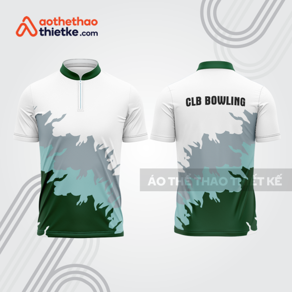 Mẫu thiết kế áo khóa kéo đồng phục CLB bowling bl394