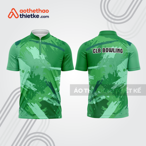 Mẫu thiết kế áo khóa kéo đồng phục CLB bowling bl396
