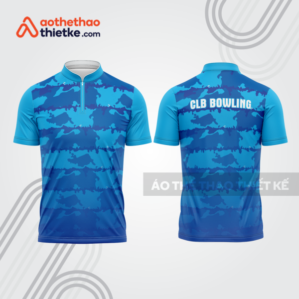 Mẫu thiết kế áo khóa kéo đồng phục CLB bowling bl397