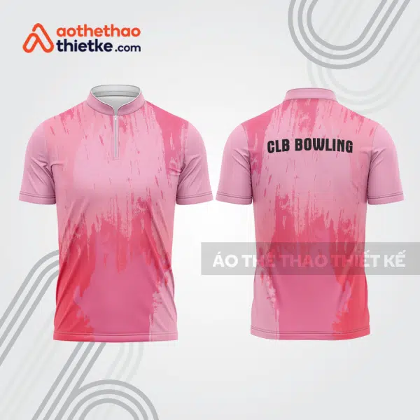 Mẫu thiết kế áo khóa kéo đồng phục CLB bowling bl398