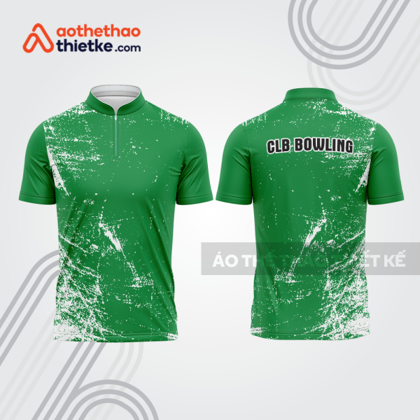 Mẫu thiết kế áo khóa kéo đồng phục CLB bowling bl399