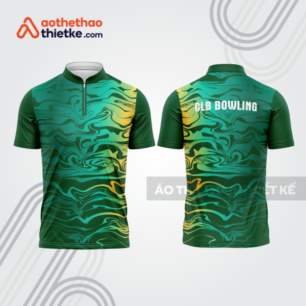 Mẫu thiết kế áo khóa kéo đồng phục CLB bowling bl400