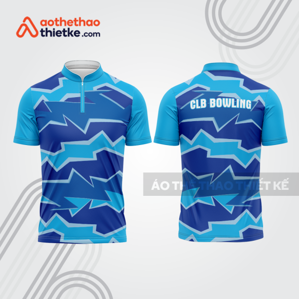 Mẫu thiết kế áo khóa kéo đồng phục CLB bowling bl401