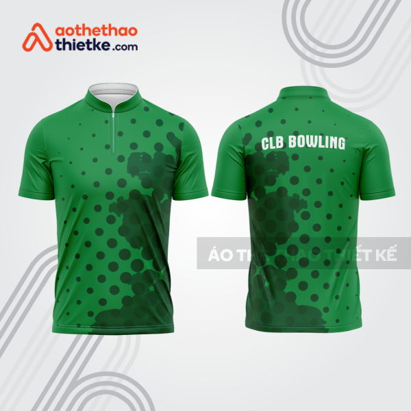 Mẫu thiết kế áo khóa kéo đồng phục CLB bowling bl403