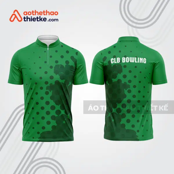 Mẫu thiết kế áo khóa kéo đồng phục CLB bowling bl403