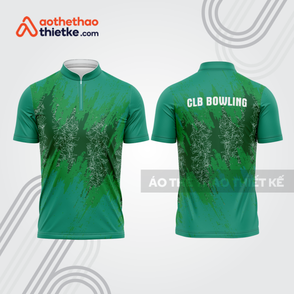 Mẫu thiết kế áo khóa kéo đồng phục CLB bowling bl409