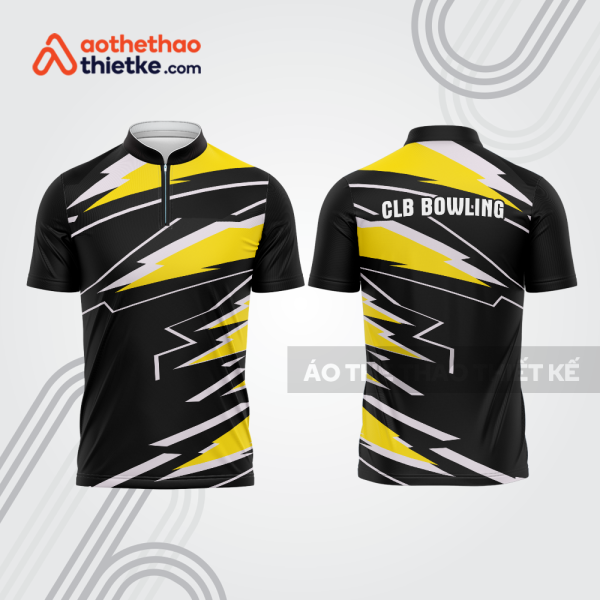 Mẫu thiết kế áo khóa kéo đồng phục CLB bowling bl411