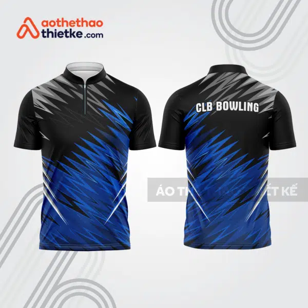 Mẫu thiết kế áo khóa kéo đồng phục CLB bowling bl416