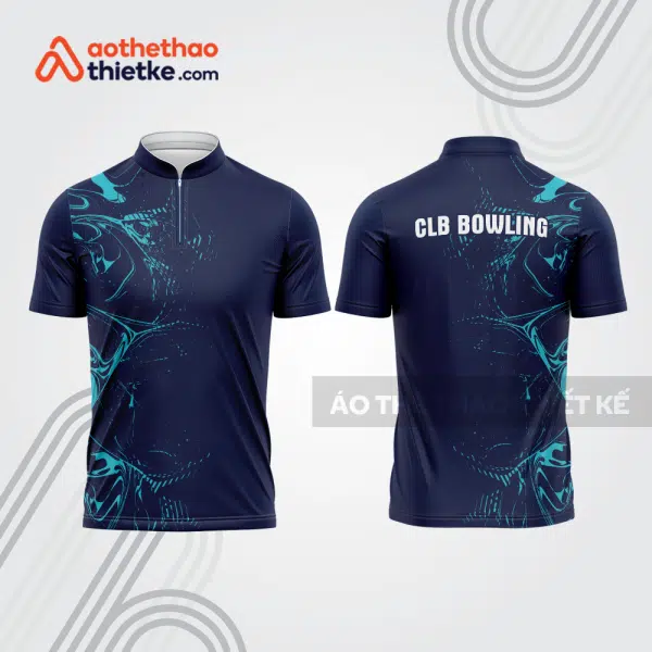 Mẫu thiết kế áo khóa kéo đồng phục CLB bowling bl417
