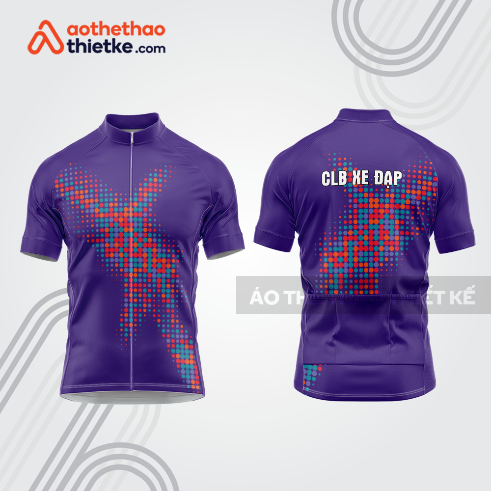 Mẫu thiết kế áo đồng phục đội đạp xe đẹp dx651