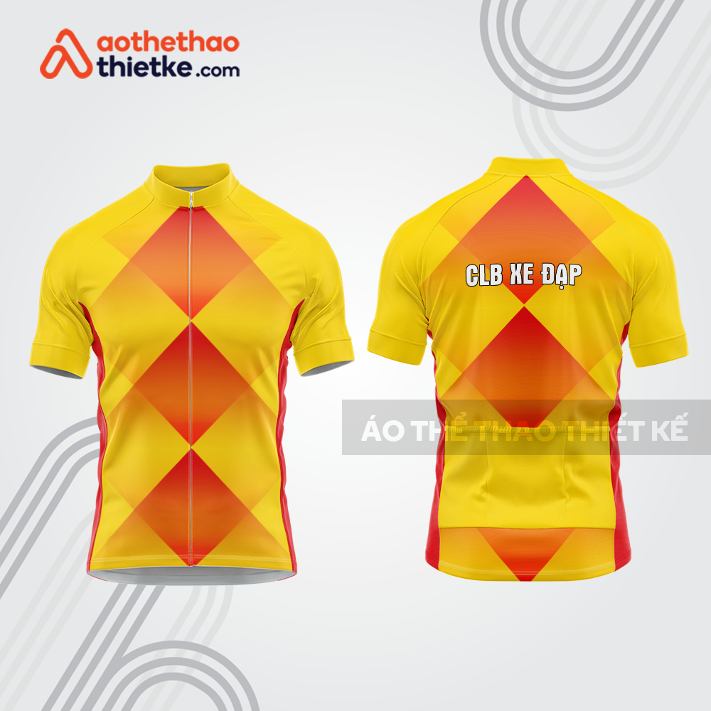 Mẫu thiết kế áo đồng phục đội đạp xe đẹp dx657