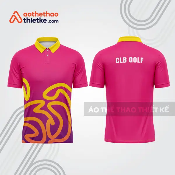 Mẫu thiết kế áo có cổ đồng phục thi đấu golf gf731