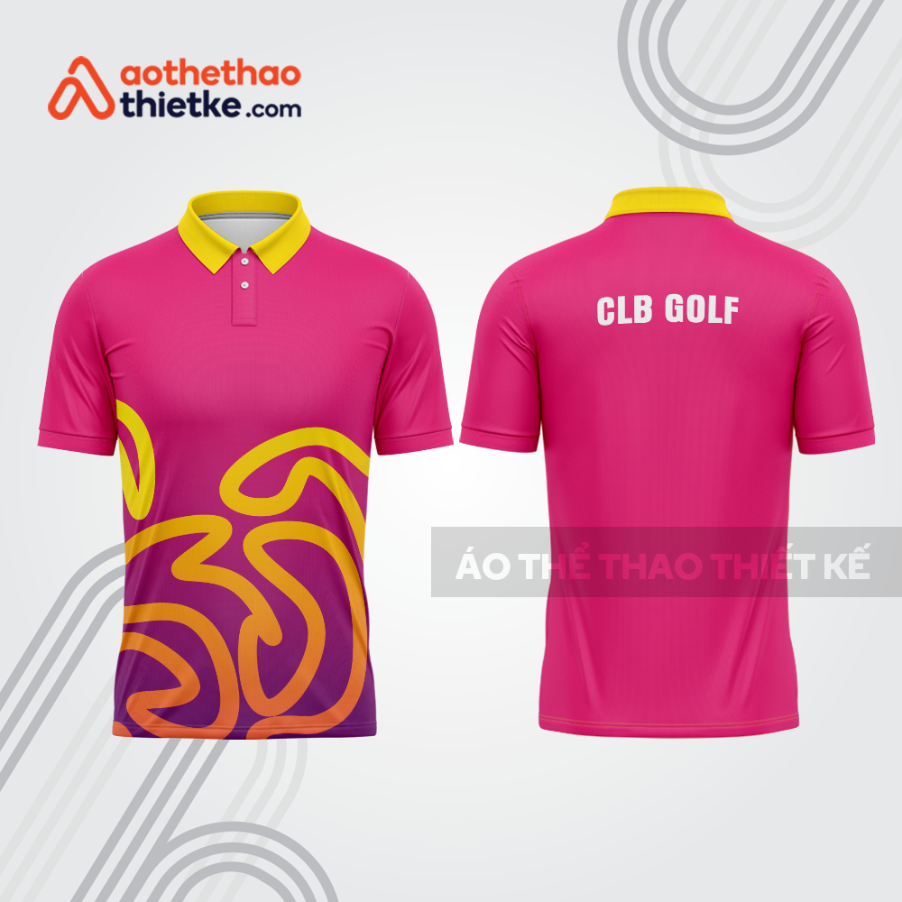 Mẫu thiết kế áo có cổ đồng phục thi đấu golf gf731