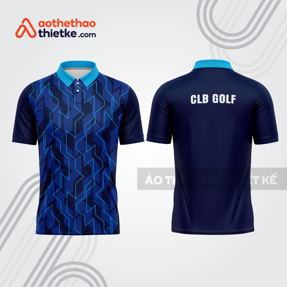 Mẫu thiết kế áo có cổ đồng phục thi đấu golf gf738