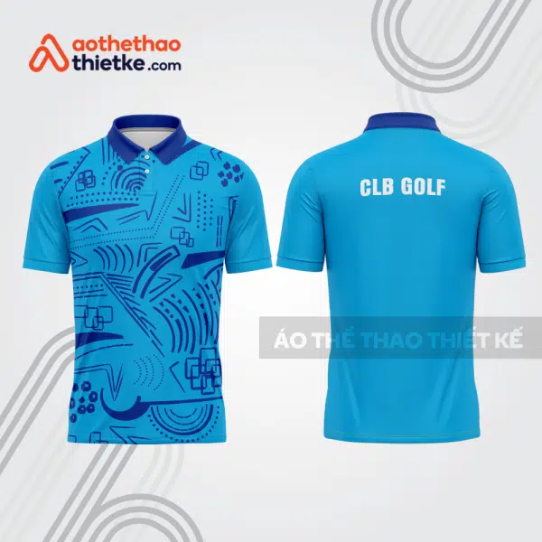 Mẫu thiết kế áo có cổ đồng phục thi đấu golf gf743