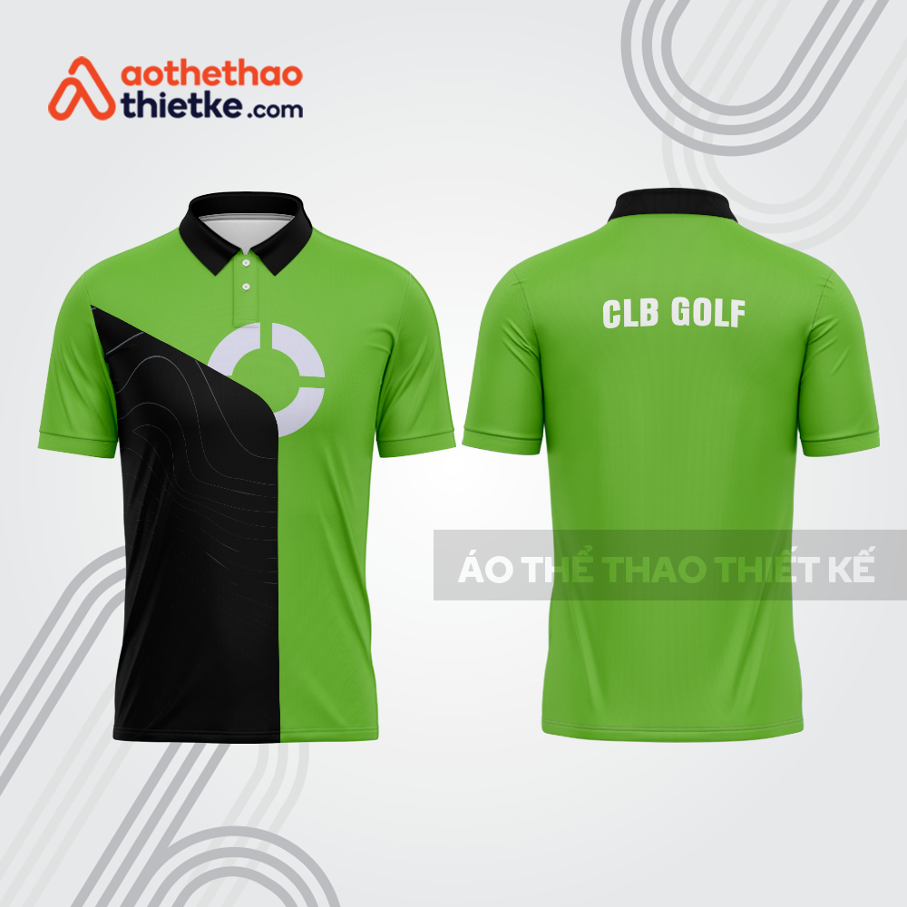 Mẫu thiết kế áo có cổ đồng phục thi đấu golf gf745