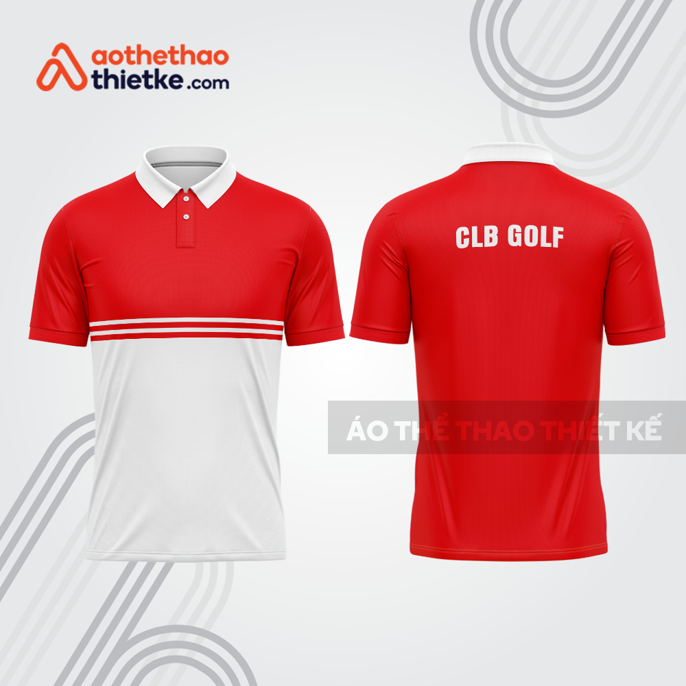 Mẫu thiết kế áo có cổ đồng phục thi đấu golf gf746