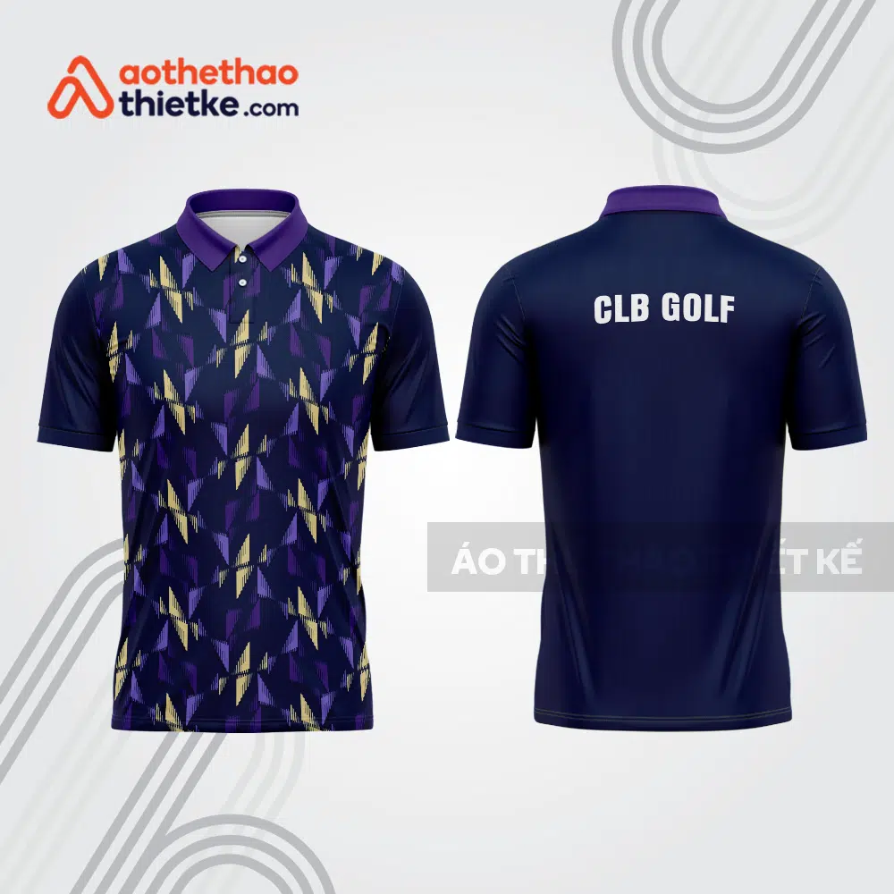 Mẫu thiết kế áo có cổ đồng phục thi đấu golf gf755