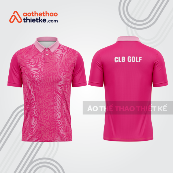 Mẫu thiết kế áo có cổ đồng phục thi đấu golf gf758