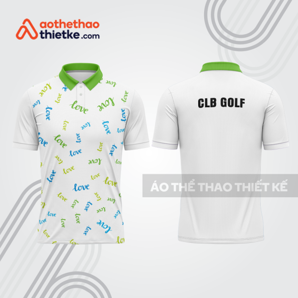 Mẫu thiết kế áo có cổ đồng phục thi đấu golf gf759