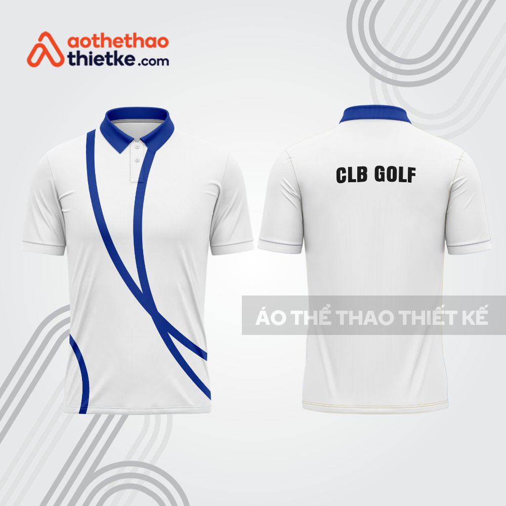 Mẫu thiết kế áo có cổ đồng phục thi đấu golf gf777